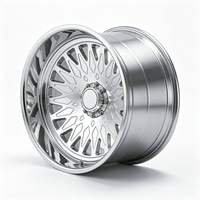 Jantes en alliage forgé personnalisées SL 22x12 24x14 26x14 26x16 8x165.1 6x139.7 8x170 8x180 Finition polie Jantes à fond profond pour Ford F-150