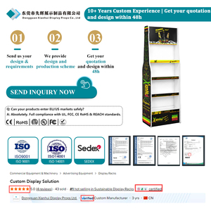 Exhibidor <span class=keywords><strong>de</strong></span> Supermercado Personalizado OEM para Tiendas <span class=keywords><strong>de</strong></span> Marca con Soporte <span class=keywords><strong>de</strong></span> Exhibición <span class=keywords><strong>de</strong></span> PVC del Fabricante - Product Image 4