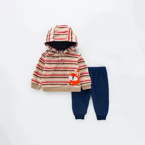 Ropa de bebé Terno, conjunto de camuflaje para niños, ropa de invierno para bebés, letras bordadas impresas, ropa para niños pequeños, conjuntos de ropa para niños