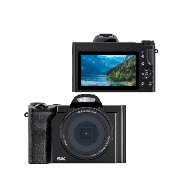 Professional Digital Cameras with New UV Lens UHD 5K SD Card 12MP CMOS Sensor 3.5-inch IPS Screen