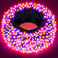 Guirlandes lumineuses LED imperméables pour l'extérieur, lumières de Noël basse tension pour la cour, le centre commercial