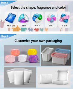 Экологичные капсулы для стирки 4-в-1, 12 г, с натуральным ароматом, низкая цена, оптом, для чистки одежды - Product Image 5