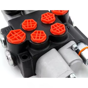 Hansen-Válvula direccional monobloque manual, 250 bar, 2 secciones, para maquinaria de construcción personalizada, venta al por mayor - Product Image 4