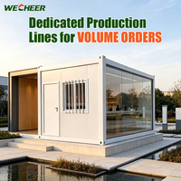 Maison préfabriquée portable Wecheer, installation rapide, maison modulaire pliable, conteneurs pour bureaux