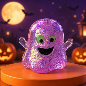 Juguete Sensorial <span class=keywords><strong>de</strong></span> <span class=keywords><strong>Halloween</strong></span> con Forma <span class=keywords><strong>de</strong></span> Calabaza, <span class=keywords><strong>de</strong></span> Maltosa, Kawaii, con Purpurina y Lentejuelas, Blandito, Antiestrés, <span class=keywords><strong>de</strong></span> Rebote Lento - Product Image 6