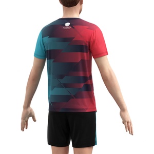 Professional Grade Moisture-Wicking Performance Polo Breathable <b>Polyester</b> Tennis Wear for Pickleball/Badminton - Product Image 5