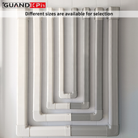 Kit de couverture décorative en PVC blanc de 3 et 4 pouces pour unité extérieure de climatiseur mini-split sans conduit et ensemble de conduites