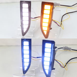 Feu clignotant jaune pour <span class=keywords><strong>Nissan</strong></span> x-trail 2021 <span class=keywords><strong>2022</strong></span>, 2 pièces, phare anti-brouillard - Product Image 6