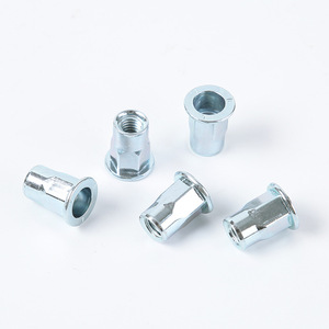 Tuerca Remachable Minglian de Cabeza Plana, Roscada, Galvanizada, de Acero al Carbono Grado A, con Orificio Pasante, para Equipos de Comunicación - Product Image 2