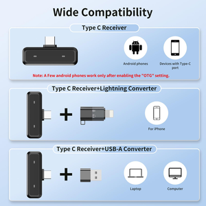 Micrófono Lavalier Inalámbrico para Android con Mini Pantalla LED, Reducción de Ruido, Carga, Mini Micrófono de Solapa para iPhone - Product Image 6