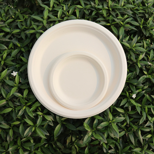STAVIAN vente en gros 100% biodégradable compostable jetable 6-10 pouces assiettes de fête Vietnam fait canne à sucre Bagasse Restaurant - Product Image 1