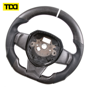 พวงมาลัยคาร์บอนไฟเบอร์แท้ TDD สำหรับ Lamborghini Aventador Svj S Exhaust Lp740 Convertible - Product Image 5