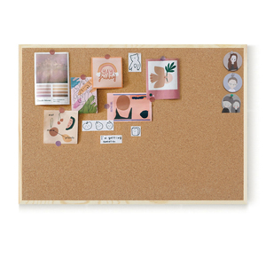 Thiết Kế Mới <span class=keywords><strong>Fsc</strong></span> Bảng Thông Báo In Bằng Gỗ Đóng Khung Nút Chai Hội Đồng Quản Trị Cho Nhà Bếp Văn Phòng Trang Trí - Product Image 4