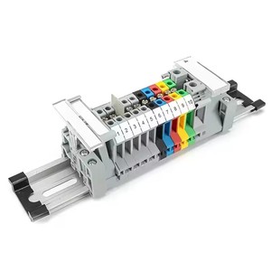 Bloc de jonction UK2.5 sur rail DIN, 10/100 pièces, adaptateur de câble électrique 2,5 mm², connexion à vis UK2.5B, bande de connexion - Product Image 4