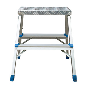 Échelle pliante portable en alliage d'aluminium d'usine personnalisée échelle intérieure en aluminium escabeau large pour ouvrier mural - Product Image 4