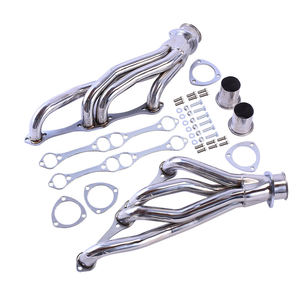 Collecteurs en céramique Target, tuyau en acier inoxydable, compatible avec Chevy 265-400 SBC Gen I <span class=keywords><strong>V8</strong></span> Monte Malibu <span class=keywords><strong>Camaro</strong></span> Caprice - Product Image 4