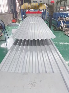 Tôle de toiture décorative ondulée RAL 9002/9010 PPGI/PPGL, calibre 24/30, tôle d'aluminium ondulée prélaquée - Product Image 2