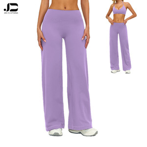 Pantalones Anchos Casuales para <span class=keywords><strong>Mujer</strong></span>, Pantalones Deportivos Holgados para Correr al Aire Libre, Pantalones <span class=keywords><strong>de</strong></span> Yoga - Product Image 1