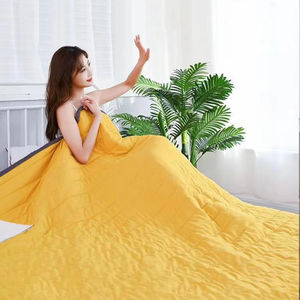 Couverture toutes saisons Couette en soie glacée pour le sommeil d'été Couette absorbante légère pour les sueurs nocturnes Machine pour chambre - Product Image 6