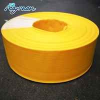 Tuyau plat en PVC, 4 bars, 6 bars, 10 bars, tuyau Flexible d'irrigation à l'eau, tuyau de décharge pour l'agriculture