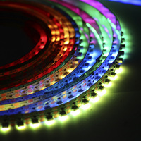 Bande LED souple programmable à émission latérale 4mm 4020 RGB 170 pixels WS2812B avec fonction de reprise après coupure