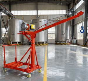 Polipasto Eléctrico Monofásico de 450 kg y 220 V con Manivela Manual de Emergencia, Mini Grúa de Elevación Portátil con Cable de Acero de 24 m - Product Image 3