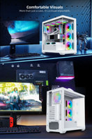 Gabinete para PC Gamer OEM al por Mayor, Color Rosa SV01 ATX MATX ITX, Caja para Computadora de Escritorio con Ventilador, Gabinete para Juegos, Boitier PC, Caja