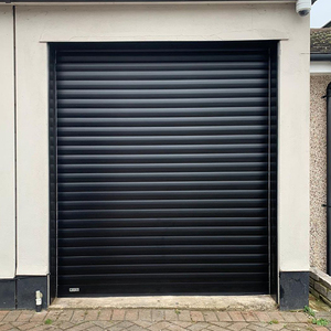 Porte de <span class=keywords><strong>garage</strong></span> électrique intelligente noire en aluminium de luxe polyvalente et personnalisable pour la maison - Product Image 6