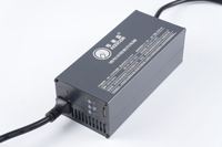 Chargeur de batterie lithium-ion réglable 20S 72V/84V 2A-10A pour chariots de golf et vélos électriques, avec affichage numérique du pourcentage de charge sur écran LCD, chargeur EV