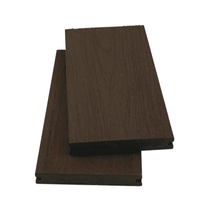 Custom Printed Best Price Anti-slip Sanding Modern Teak WPC Wood Plastic Composite HDPE Waterproof Fireproof Decking 15-25 Year