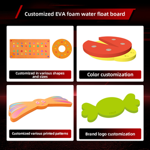 Planche flottante en mousse <span class=keywords><strong>EVA</strong></span> avec trous pour adultes et enfants, planche flottante pour sports nautiques et natation de forme personnalisée - Product Image 2