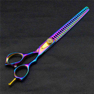 <b>Pro</b> Grooming <b>8</b>-Inch Fishbone Pet Scissors Stainless Steel Dog Hair Cutting Tools For Professional Pet Care - Product Image 3