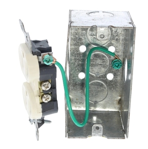 8 inch màu xanh lá cây nối đất bím tóc với mặt đất vít Tước kết thúc 12AWG rắn cách điện dây đồng - Product Image 4