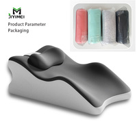 Oreiller de lecture en mousse à mémoire de forme Jiyimei WD-Q516 avec soutien thoracique, oreiller d'aide sexuelle pour lit avec design tricoté pour le cou, nouveau pour dormir sur le ventre