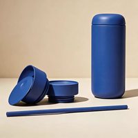 Mug isotherme en acier inoxydable à double paroi avec système de boisson 3-en-1 Storm, 12oz/16oz/20oz - Tasse à café et thé colorée