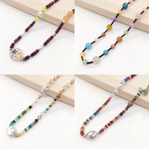 251102 TTM XUPING Collection de Colliers de Perles en Gros Chaîne en Acier Inoxydable pour Femme Bijoux Fantaisie Colorés et Polyvalents - Product Image 3