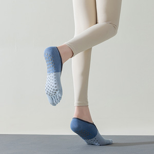 Tomotake Five <b>Finger</b> Yoga <b>Socks</b> Anti Slip Silicone Sole Summer Women Pilates Accessories - Product Image 4