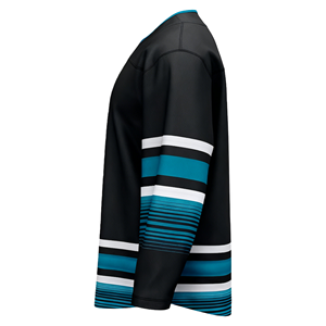 Großhandel Mode Individuelles Team-Name Eishockey-Trikot Übergroßes Sublimiertes Eishockey-Uniform Blanko Sportbekleidung für Herren - Product Image 4