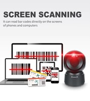 Scanner omnidirectionnel 1D/2D NT4030 Scanner de codes QR Lecteur de codes à barres de bureau Sens automatique Scanner de codes à barres à matrice de données 2d DM