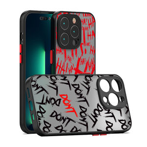 Lujo cara sonriente amor corazón diseño duro a prueba de golpes TPU PC elegante funda de teléfono de negocios para iPhone 15 Pro Max cubierta - Product Image 5