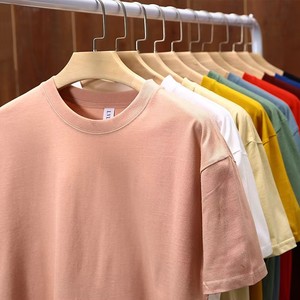 T-shirt en coton tricoté écologique 210g, vêtements décontractés pour hommes grandes tailles, design personnalisé de haute qualité - Product Image 2