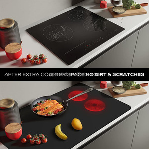 Nouveau design, tapis de protection en silicone et fibre de verre pour cuisinière à induction, pour plaque de cuisson électrique - Product Image 4