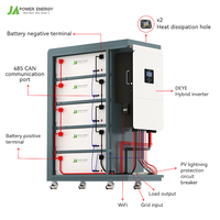 Sistem Panel Surya JApower Good Cost Full Kit Solar on Grid Hybrid 5kw 10kw 30kw 3 Fase 380v 400v untuk Rumah dengan Baterai Penyimpanan