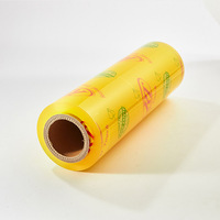 Emballage d'emballage alimentaire Transparent de qualité alimentaire 30cm 45cm PVC Film étirable 1000m Jumbo rouleau pour supermarché
