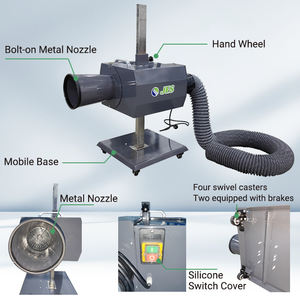 모바일 흄 추출 트롤리 휴대용 가스 추출기 전환 가능한 연기 - Product Image 2
