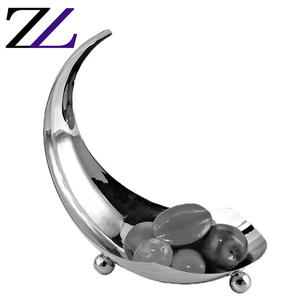 Petit <span class=keywords><strong>plateau</strong></span> de service alimentaire, 1 pièce, cuisine arabe, miroir argent, salade de fruits, aliments, service nichon, assiette de buffet - Product Image 6