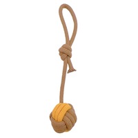Jouet à mâcher pour chien et chat, poulet, bâton en bois et plastique, corde en tissu, sonore, anti-ennui, jouet à mordre