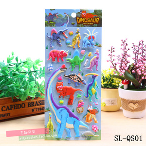 2026 School Boys DIY Gifts Cartoon Cute <b>Foam</b> 3d Puffy Stickers Dinosaur for Kids - Product Image 2