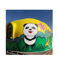 Abri en dôme en mousse EPS, isolé thermiquement, résistant au vent et aux tremblements de terre, kit de construction préfabriqué pour hôtel de vacances, parc