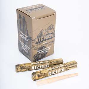 Cônes à rouler classiques à combustion lente ultra-fins - Gomme arabique naturelle, logo personnalisable, tailles 78-109 mm, utilisation manuelle/machine - Product Image 2